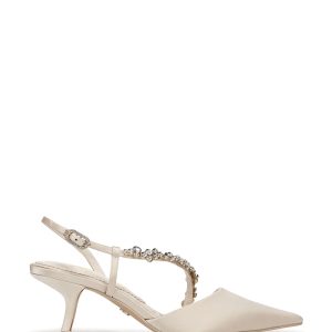 EN379 Regular Fit Bonnie Kitten Heel Slingback Shoes