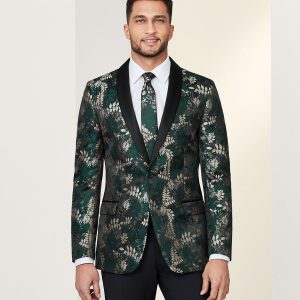 EN356 Slim Fit Jacquard Tuxedo