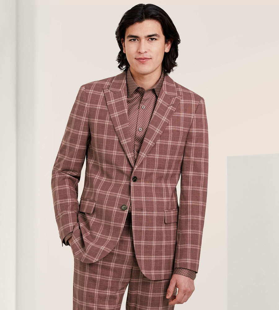 EN350 Slim Fit Check Suit