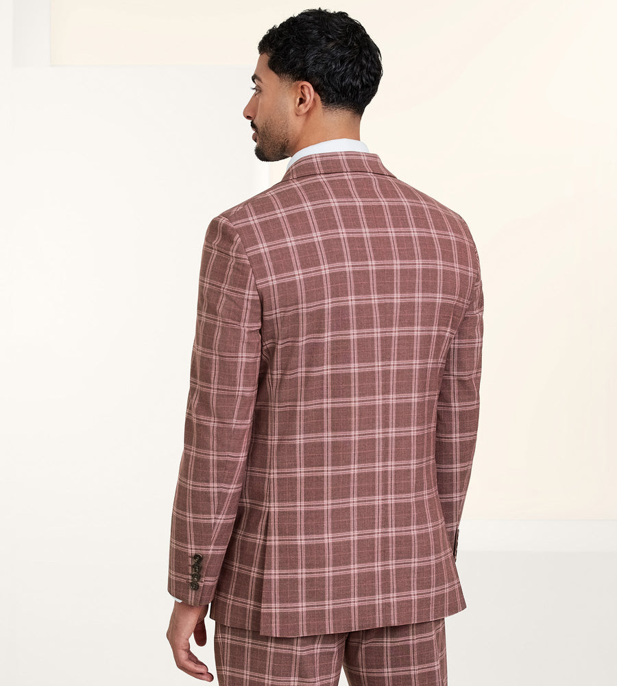 EN349 Modern Fit Check Suit - Image 3