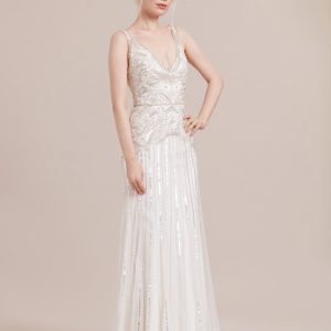 EN336 Embellished Mermaid Wedding Dress